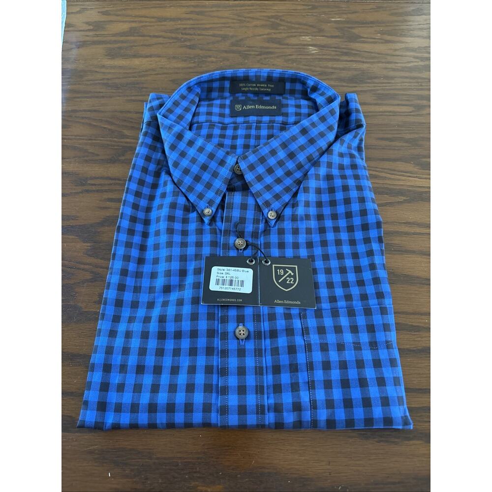 Allen Edmonds Button Down Men’s Shirt 3XL XXXL
